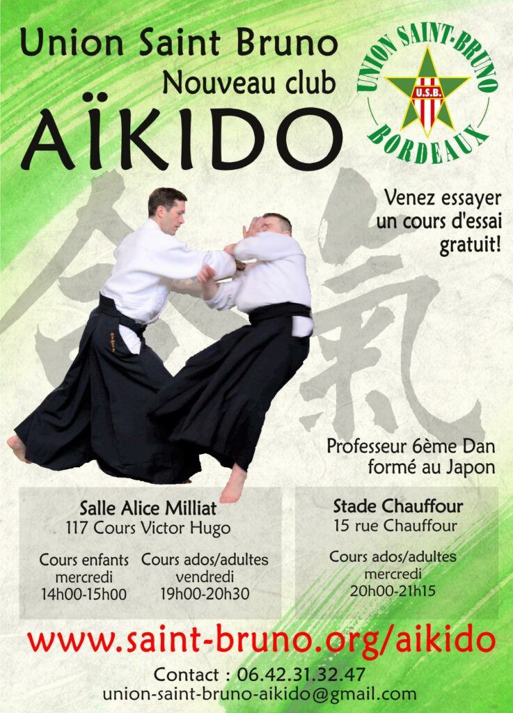 Art martial Japonais, club d'Aikido à Bordeaux