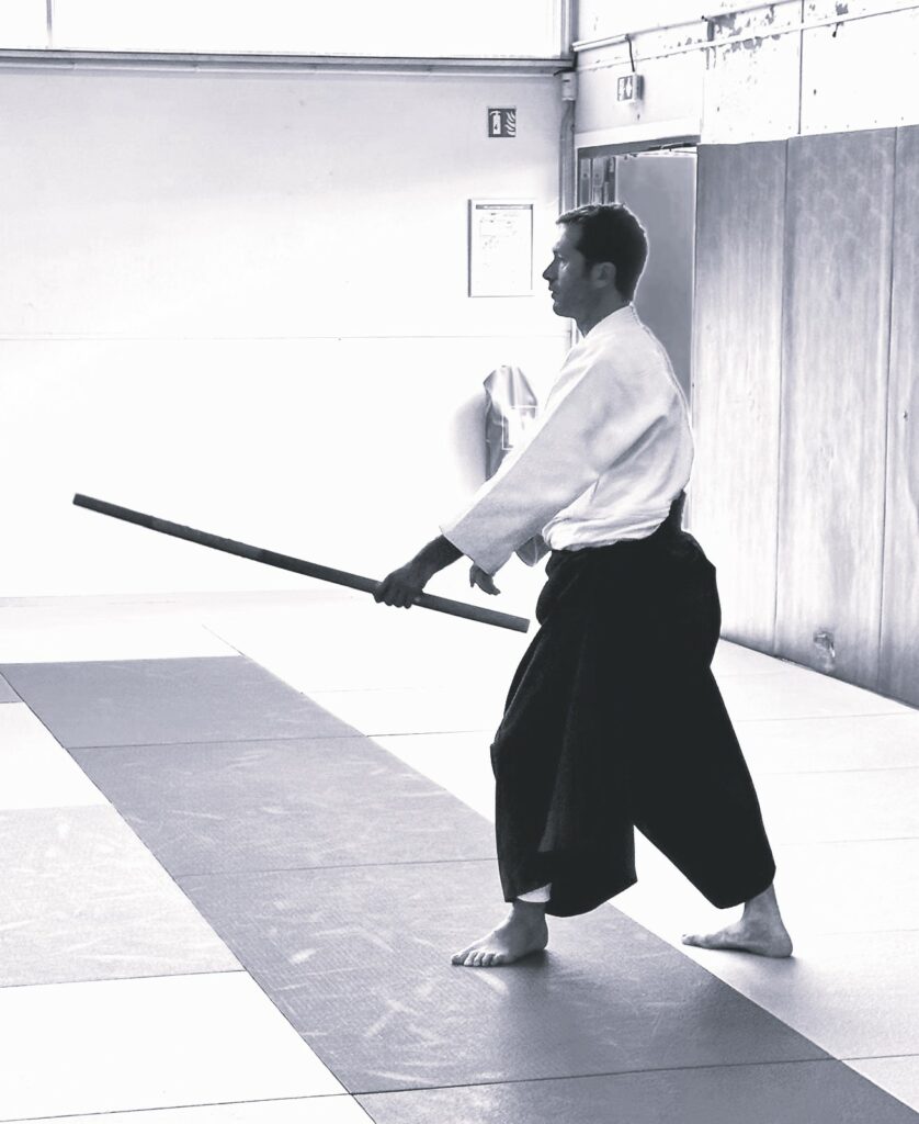 Cours d'armes Aikido Ludovic Caudéran 6ème Dan Union Saint Bruno Bordeaux
